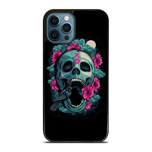 SKULL ROSE VIOLET ARTWORK iPhone 12 Pro Max Case SKULL ROSE VIOLET ARTWORK iPhone 12 Pro Max Case