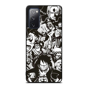 ONE PIECE CHARACTER BLACK WHITE Samsung Galaxy S20 FE Case ONE PIECE CHARACTER BLACK WHITE Samsung Galaxy S20 FE Case