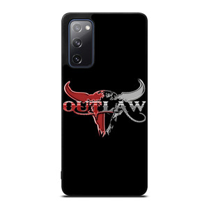 OUTLAW LOGO RED SILVER METAL Samsung Galaxy S20 FE Case