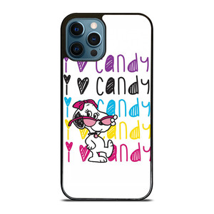SNOOPY I LOVE CANDY iPhone 12 Pro Max Case