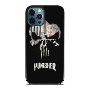 THE PUNISHER SKULL PAPER EFFECT ARTWORK iPhone 12 Pro Max Case