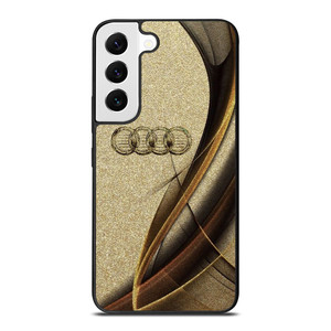 AUDI LOGO ELEGAN GOLD TEXTURE Samsung Galaxy S22 Case AUDI LOGO ELEGAN GOLD TEXTURE Samsung Galaxy S22 Case