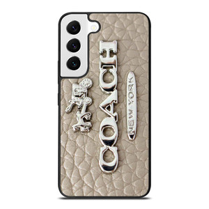 COACH LOGO GLOWING TEXTURE Samsung Galaxy S22 Case