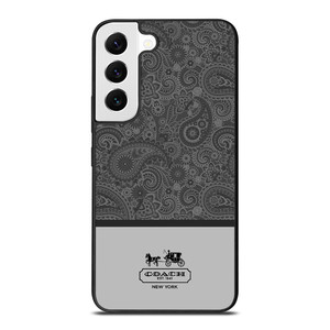 COACH NEW YORK GREY BATIK Samsung Galaxy S22 Case COACH NEW YORK GREY BATIK Samsung Galaxy S22 Case