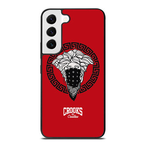 CROOK AND CASTLES BANDANA RED Samsung Galaxy S22 Case