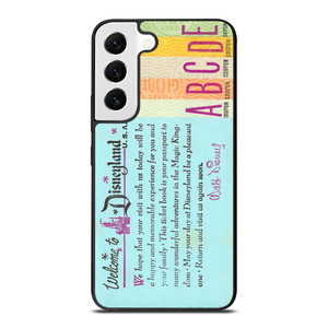 DISNEY WORLD TICKET BOOK Samsung Galaxy S22 Case