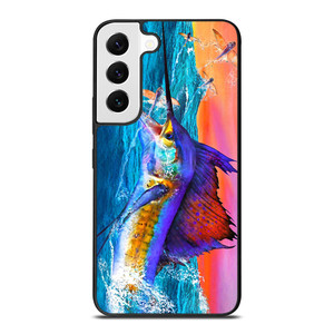 GUY HARVEY ISLAND MARLIN BOAT 2 Samsung Galaxy S22 Case