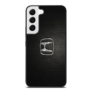 HONDA CHROME LOGO LEATHER Samsung Galaxy S22 Case HONDA CHROME LOGO LEATHER Samsung Galaxy S22 Case