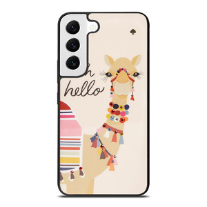 KATE SPADE CAMEL OH HELLO Samsung Galaxy S22 Case