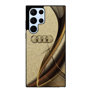 AUDI LOGO ELEGAN GOLD TEXTURE Samsung Galaxy S22 Ultra Case AUDI LOGO ELEGAN GOLD TEXTURE Samsung Galaxy S22 Ultra Case