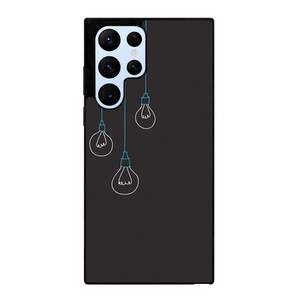 BLACK LIGHT BULBS MINIMALISTIC Samsung Galaxy S22 Ultra Case BLACK LIGHT BULBS MINIMALISTIC Samsung Galaxy S22 Ultra Case