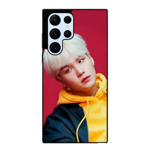 BTS BANGTAN BOYS SUGA RED Samsung Galaxy S22 Ultra Case BTS BANGTAN BOYS SUGA RED Samsung Galaxy S22 Ultra Case