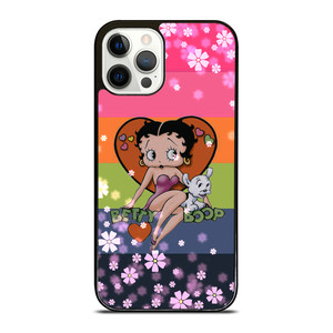 BETTY BOOP PINK FLOWER iPhone 12 Pro Case BETTY BOOP PINK FLOWER iPhone 12 Pro Case