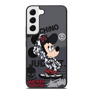 MICKEY MOUSE CAMO X MOSCHINO X STUSSY Samsung Galaxy S22 Ultra Case