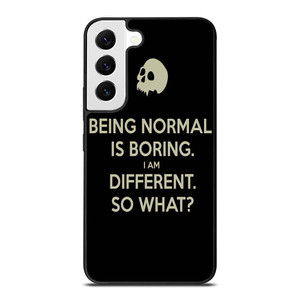 NORMAL IS BORING QUOTES Samsung Galaxy S22 Ultra Case