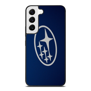 SUBARU LOGO BLUE CARBON Samsung Galaxy S22 Ultra Case