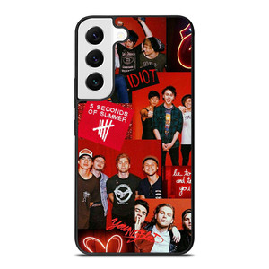 5 SECONDS OF SUMMER RED COLLAGE Samsung Galaxy S22 Case