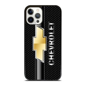 CHEVY CHEVROLET LOGO CARBON iPhone 12 Pro Case CHEVY CHEVROLET LOGO CARBON iPhone 12 Pro Case
