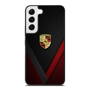 PORSCHE LOGO CARBON Samsung Galaxy S22 Case