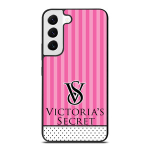 VICTORIA'S SECRET LOGO POLKADOT STRIPE Samsung Galaxy S22 Case