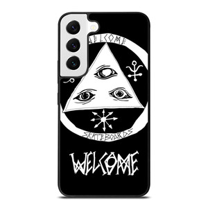 WELCOME SKATEBOARDS LOGO BLACK Samsung Galaxy S22 Case