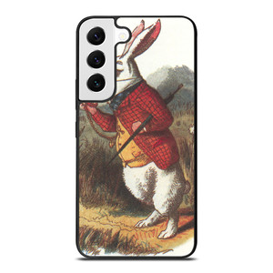 WHITE RABBIT ALICE IN WONDERLAND Disney Samsung Galaxy S22 Case WHITE RABBIT ALICE IN WONDERLAND Disney Samsung Galaxy S22 Case