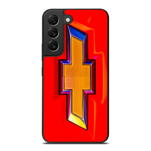 CHEVROLET GLOWING RED LOGO Samsung Galaxy S22 Plus Case CHEVROLET GLOWING RED LOGO Samsung Galaxy S22 Plus Case