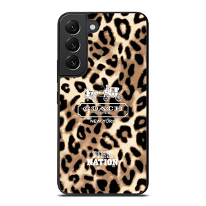 COACH NEW YORK PINK NATION LEPOARD Samsung Galaxy S22 Plus Case COACH NEW YORK PINK NATION LEPOARD Samsung Galaxy S22 Plus Case
