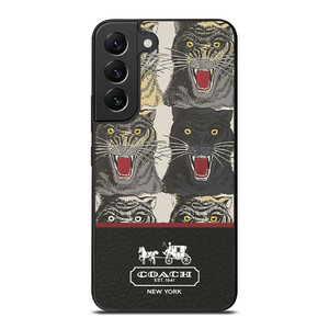 COACH NEW YORK TIGER FACE PATTERN Samsung Galaxy S22 Plus Case COACH NEW YORK TIGER FACE PATTERN Samsung Galaxy S22 Plus Case