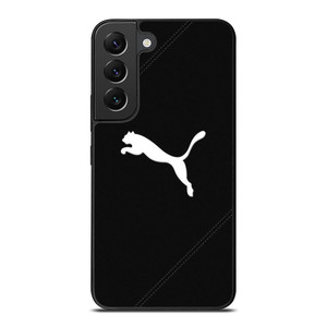 PUMA LOGO BLACK LEATHER Samsung Galaxy S22 Plus Case