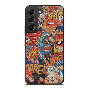 SUPERMAN POP ART COMIC Samsung Galaxy S22 Plus Case
