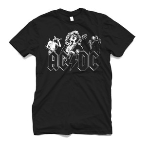 ACDC ROCK BAND SILHOUETTE Men's T-Shirt