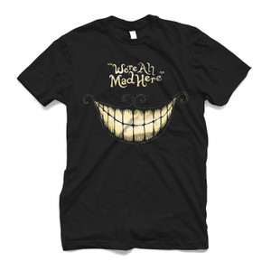 ALICE IN WONDERLAND SMILE CHESHIRE CAT BLACK 2 Men's T-Shirt ALICE IN WONDERLAND SMILE CHESHIRE CAT BLACK 2 Men's T-Shirt