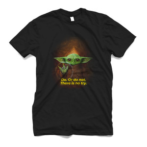 BABY YODA STAR WARS WORDS OF WISDOM Men's T-Shirt BABY YODA STAR WARS WORDS OF WISDOM Men's T-Shirt