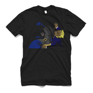 BATMAN PUNCHING DONALD TRUMP IN THE FACE Men's T-Shirt