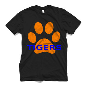 CLEMSON TIGERS TIGER PAW FOOTBALL NFL Men's T-Shirt CLEMSON TIGERS TIGER PAW FOOTBALL NFL Men's T-Shirt