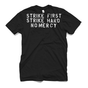 COBRA KAI STIKE FIRST STRIKE HARD NO MERCY 2 Men's T-Shirt COBRA KAI STIKE FIRST STRIKE HARD NO MERCY 2 Men's T-Shirt