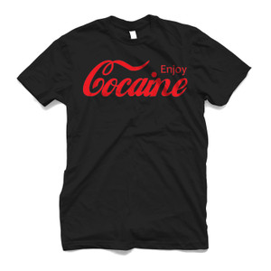 COCA COLA COKE ENJOY YOUR COCAINE Men's T-Shirt