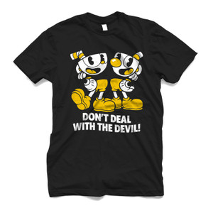 CUPHEAD DONT DEAL WITH THE DEVIL Men's T-Shirt CUPHEAD DONT DEAL WITH THE DEVIL Men's T-Shirt