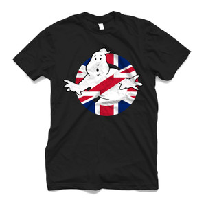 GHOSTBUSTERS UNION JACK FLAG Men's T-Shirt GHOSTBUSTERS UNION JACK FLAG Men's T-Shirt