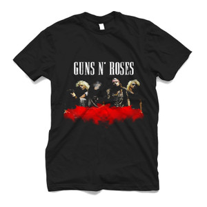 GUNS N ROSES ROCK BAND MEMBER SILHOUETTE Men's T-Shirt GUNS N ROSES ROCK BAND MEMBER SILHOUETTE Men's T-Shirt