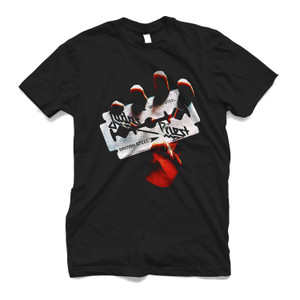 JUDAS PRIEST METAL BAND BRITISH STEEL Men's T-Shirt