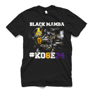 KOBE BRYANT BLACK MAMBA 24 Men's T-Shirt