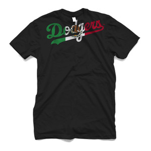 LA LOS ANGELES DODGERS MEXICAN FLAG Men's T-Shirt