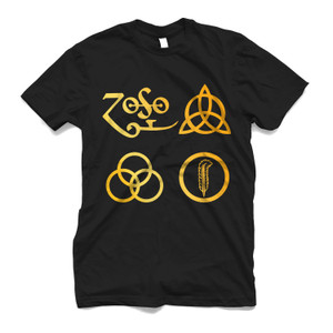 LED ZEPPELIN ROCK BAND SYMBOL 2 Men's T-Shirt