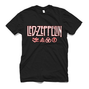 LED ZEPPELIN ROCK BAND SYMBOL Men's T-Shirt LED ZEPPELIN ROCK BAND SYMBOL Men's T-Shirt