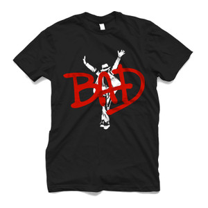 MICHAEL JACKSON BAD KING OF POP Men's T-Shirt