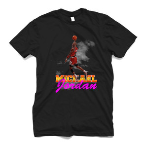 MICHAEL JORDAN CHICAGO BULLS DUNK Men's T-Shirt