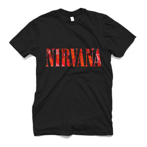 NIRVANA ROCK BAND LOGO MARBLE Men's T-Shirt NIRVANA ROCK BAND LOGO MARBLE Men's T-Shirt
