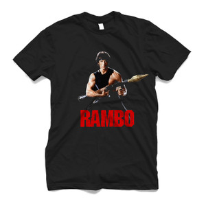 RAMBO FIRST BLOOD BAZOOKA Men's T-Shirt RAMBO FIRST BLOOD BAZOOKA Men's T-Shirt